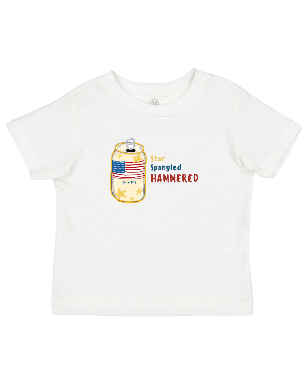 Star Spangled Hammered Baby Tee