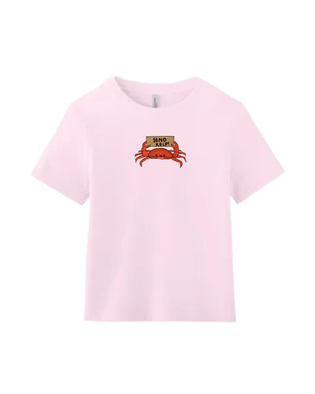 Send Kelp Cropped Boxy Tee