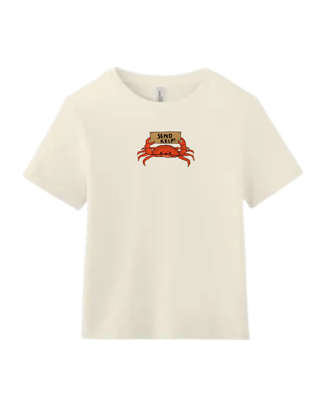 Send Kelp Cropped Boxy Tee