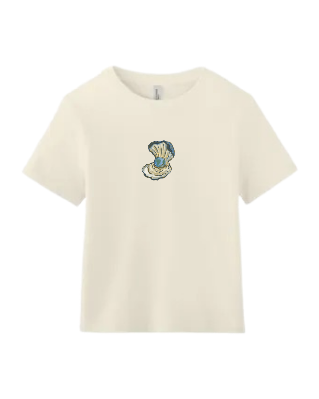 World is your Oyster Cropped Boxy Tee