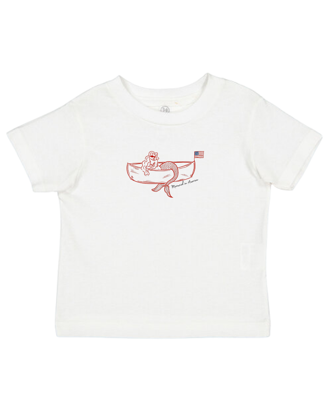 Mermaid in America Baby Tee