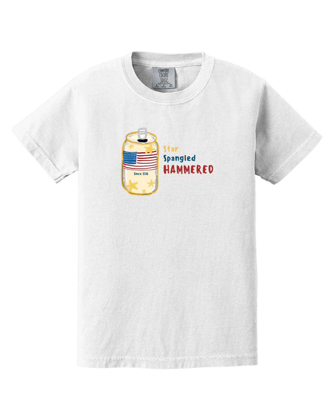 Star Spangled Hammered Adult Tee