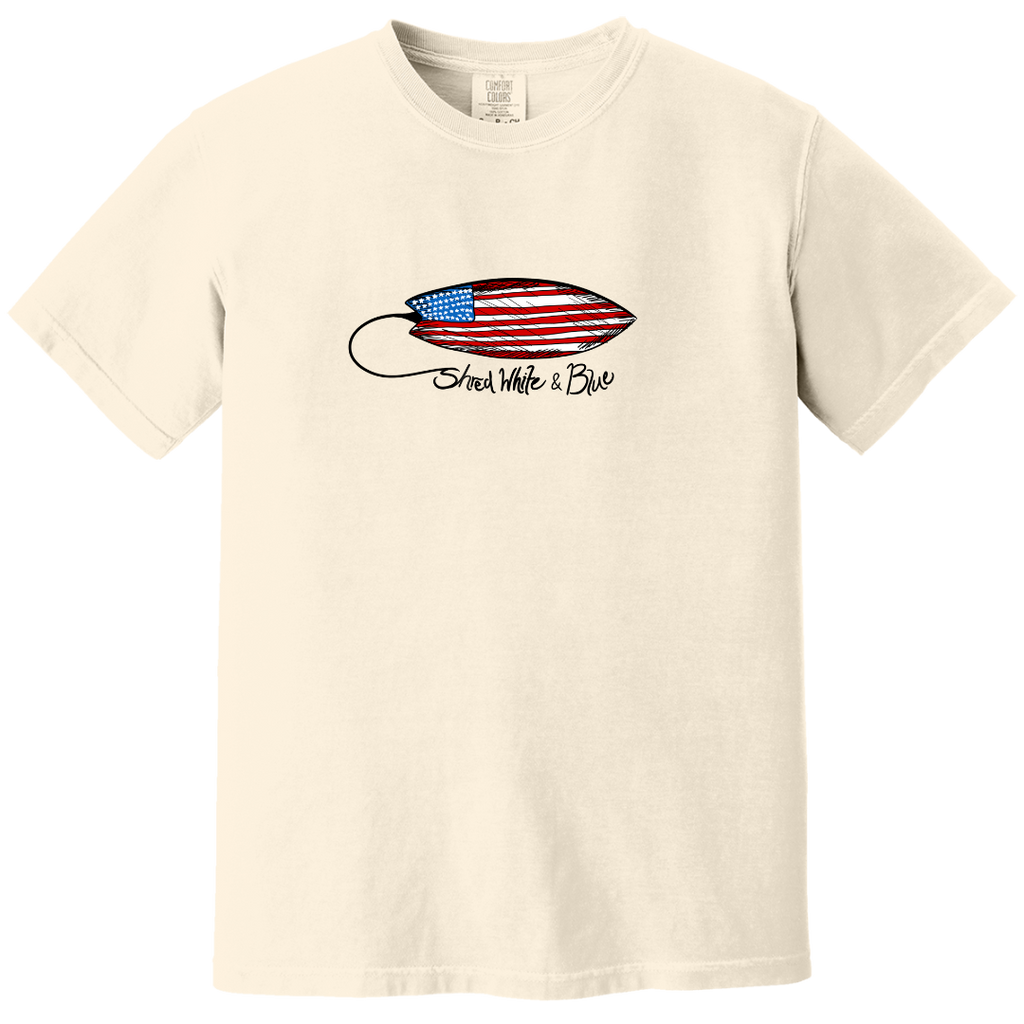 Shred White Blue Tee image 6