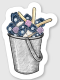 Bucket of Shells Sticker image 0