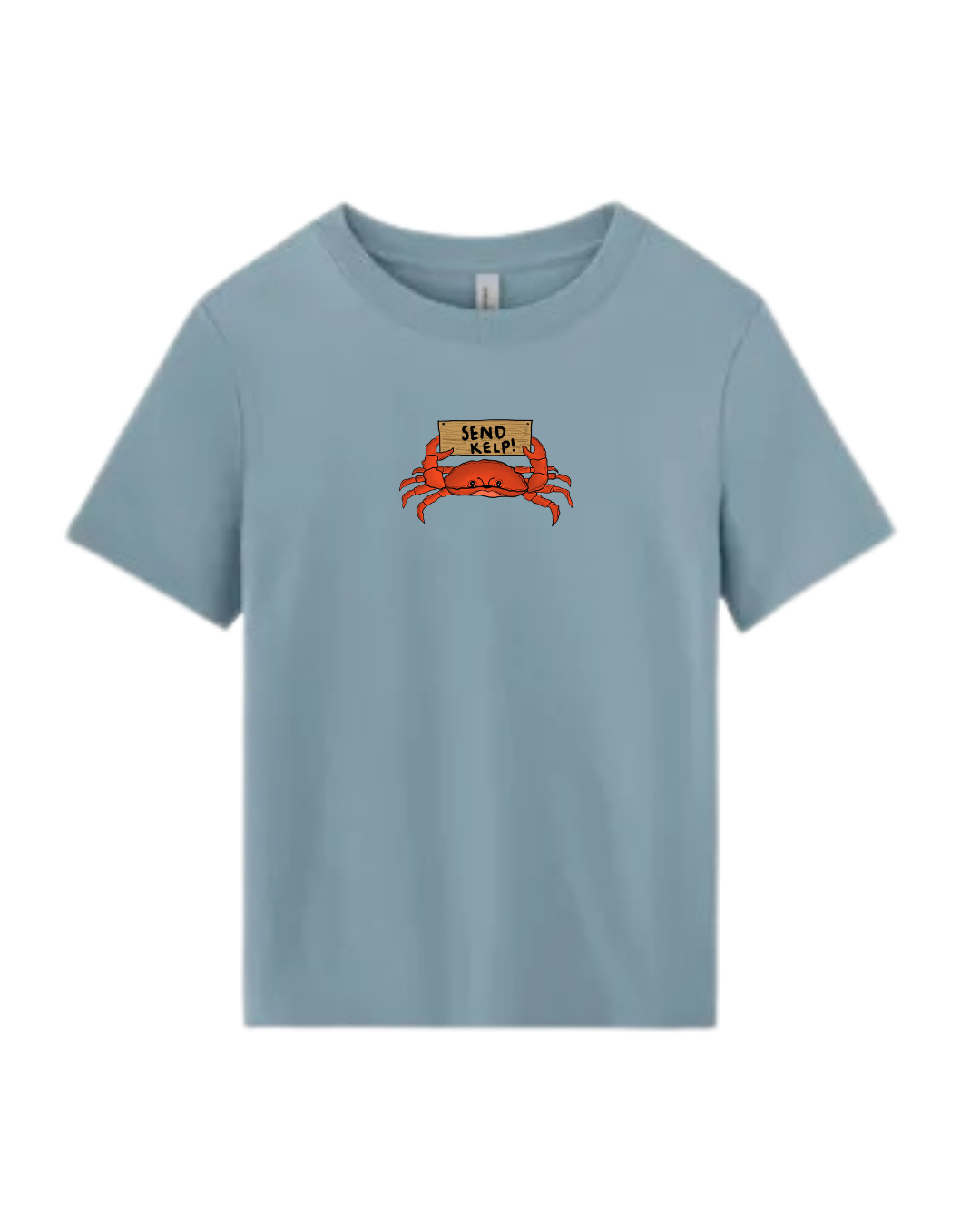 Send Kelp Cropped Boxy Tee