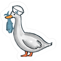 Silly Goose Sticker image 0