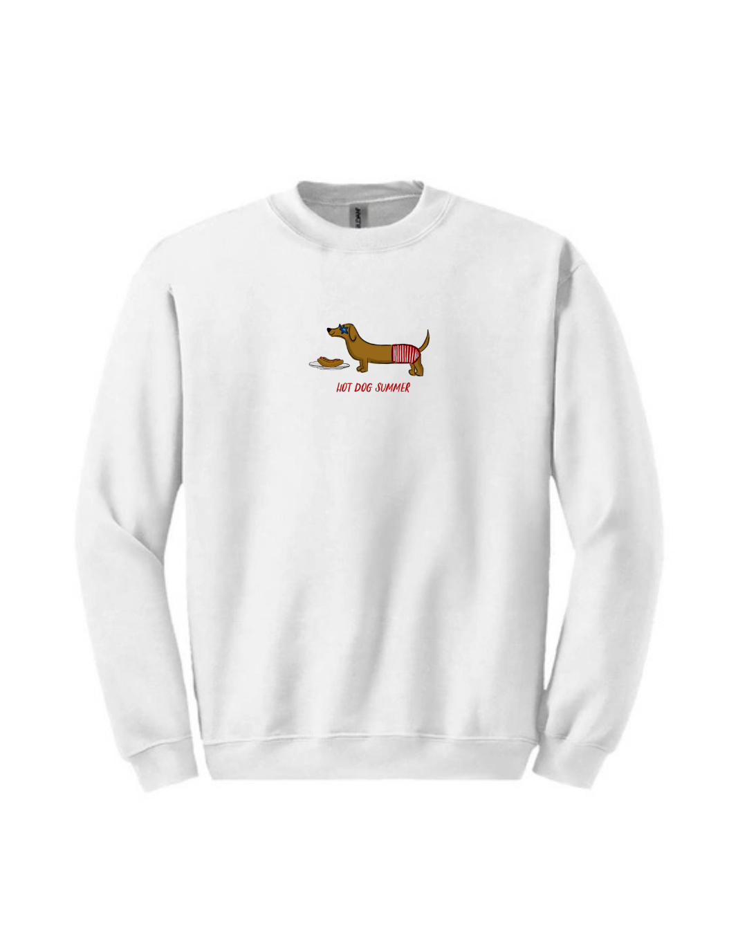 Hotdog Summer Adult Crew