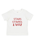 Stars, Stripes, and Sassy Toddler Tee