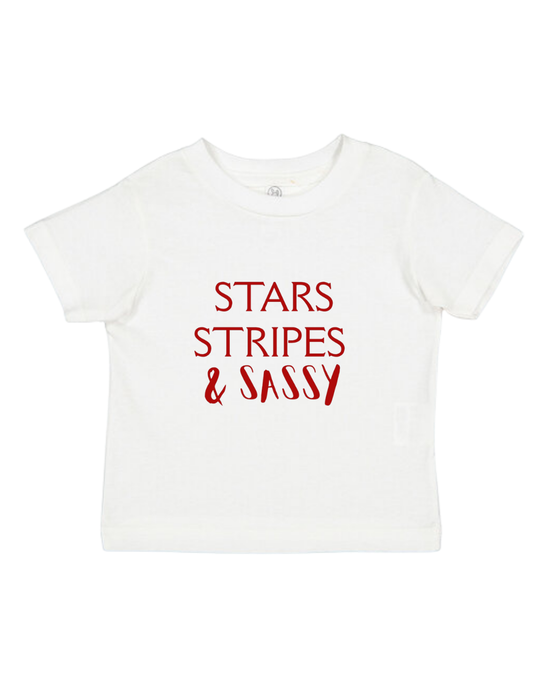 Stars, Stripes, and Sassy Toddler Tee