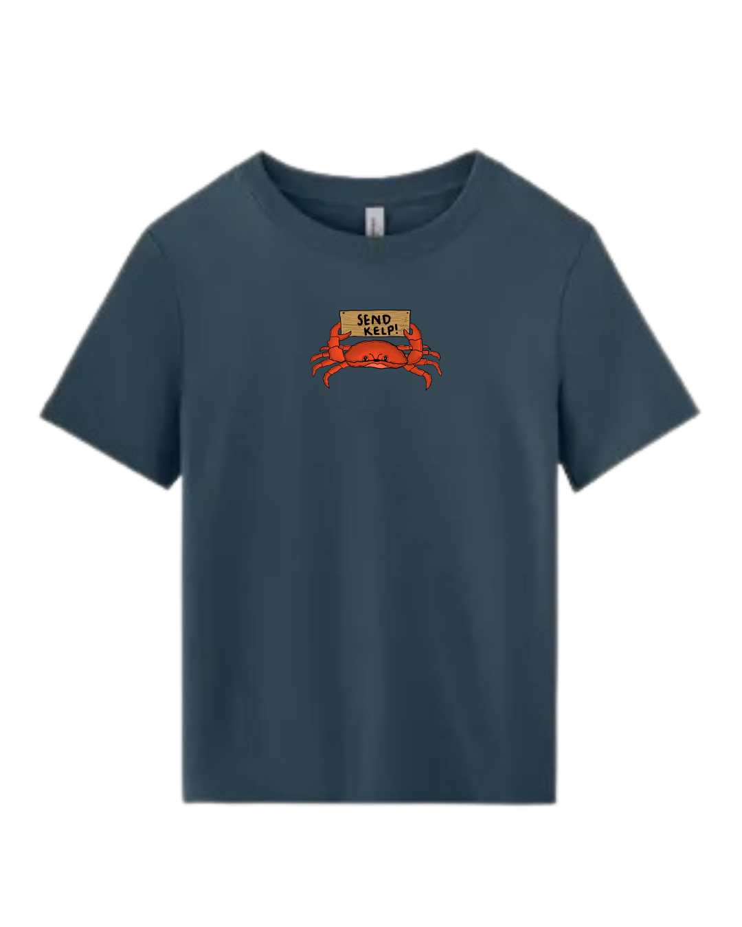 Send Kelp Cropped Boxy Tee