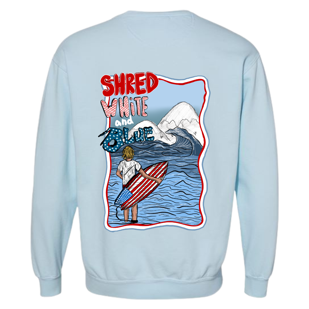 Shred White and Blue image 3