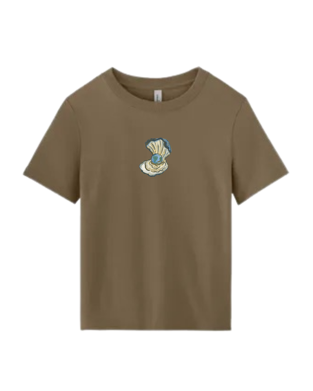 World is your Oyster Cropped Boxy Tee