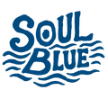 Soul Blue logo with wavy text design on a white background