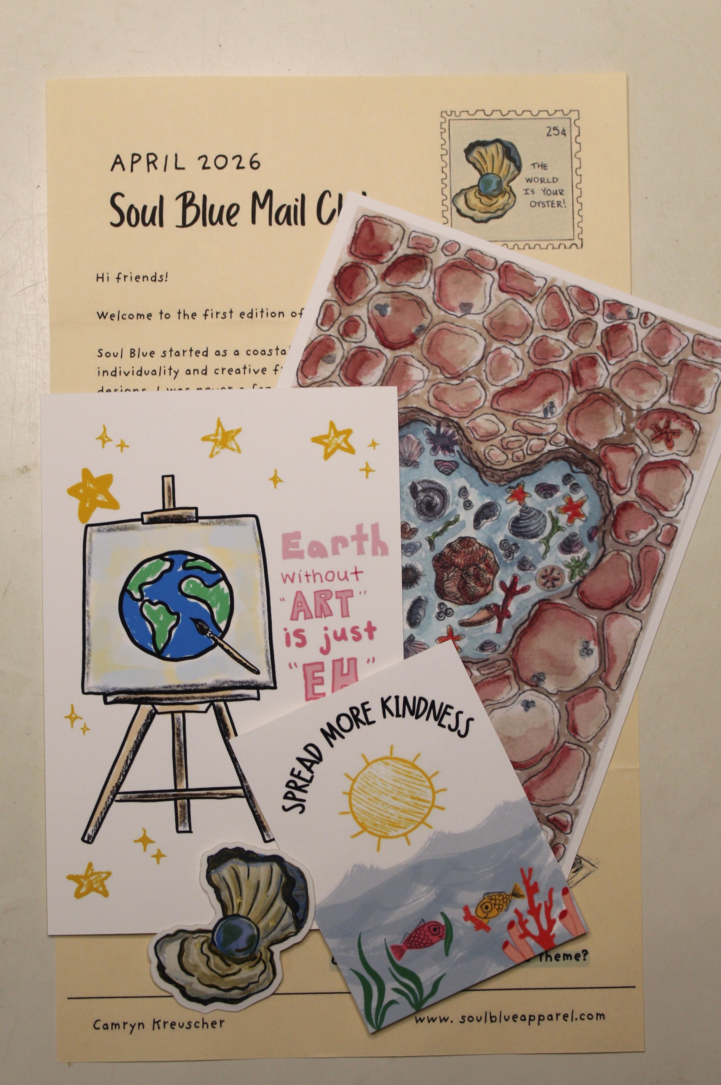 April 2026 Edition - Soul Blue Mail Club
