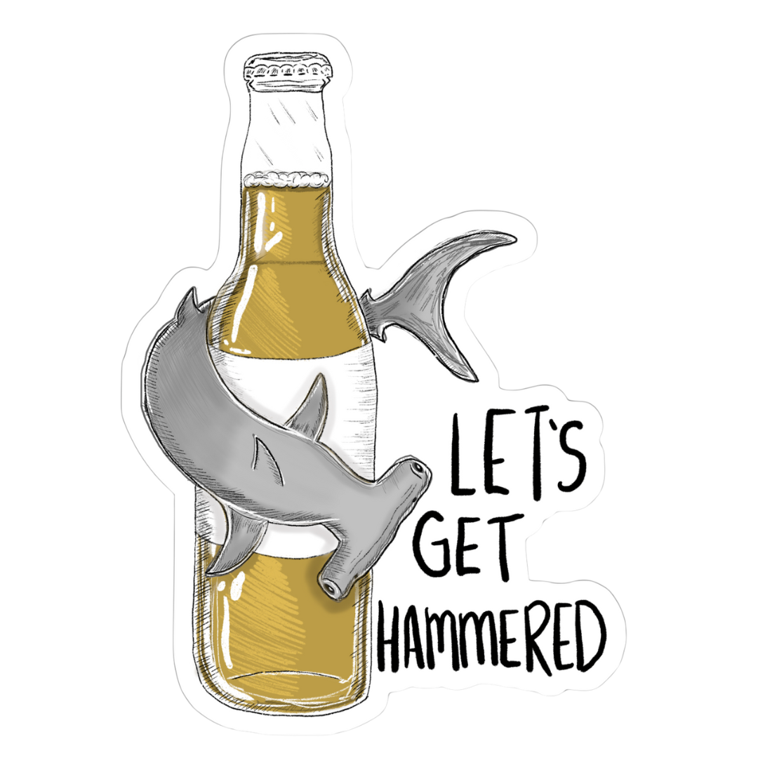 Let's Get Hammered Sticker image 0