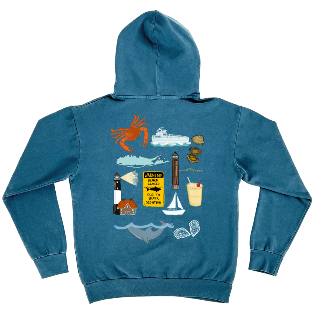 Life on LI Hoodie image 1